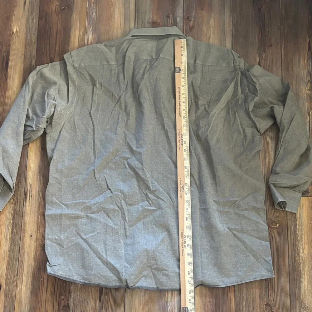Boss by Hugo Boss Mens Olive Cotton Shirt neck 17 34/35